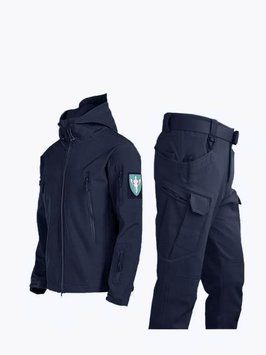 Костюм софтшел Gwild Синій Soft Shell на флісі розмір S 6025 фото