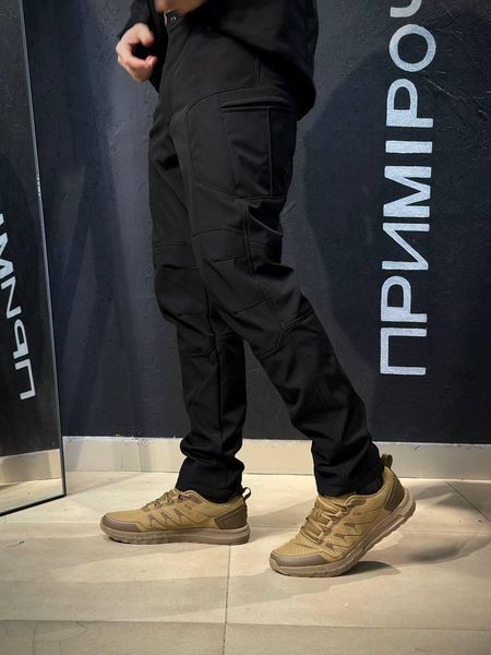 Тактические Брюки Усиленные Soft Shell Черные Black размер S 02923-S фото