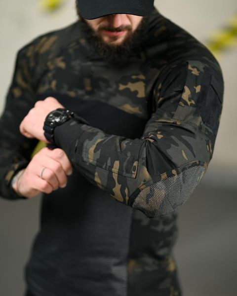 Тактическая рубашка Убакс Assault black mtk ВТ4624 размер S 96033 фото