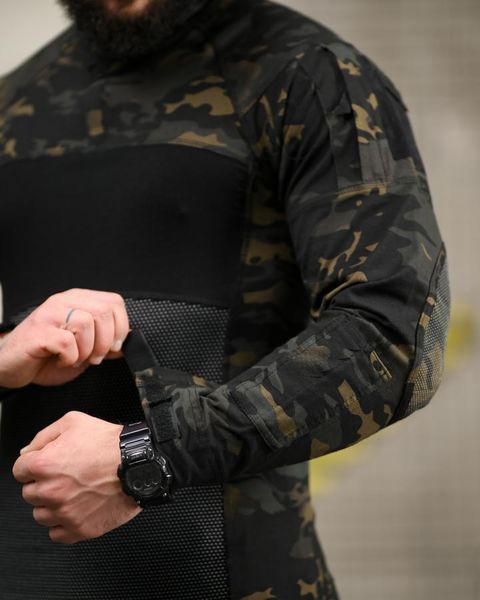 Тактическая рубашка Убакс Assault black mtk ВТ4624 размер S 96033 фото