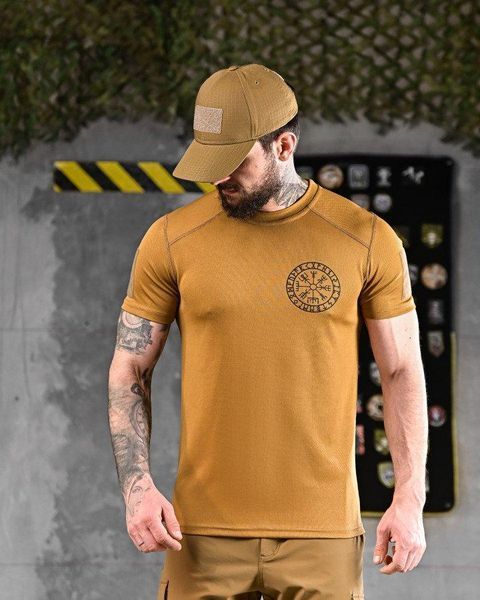 T-shirt CoolPass runes coyote DL7019 розмір S 92180 фото