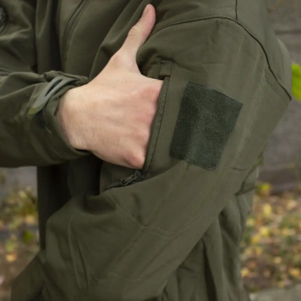 Куртка софтшел Олива Soft Shell на флисе розмір S 4233 фото