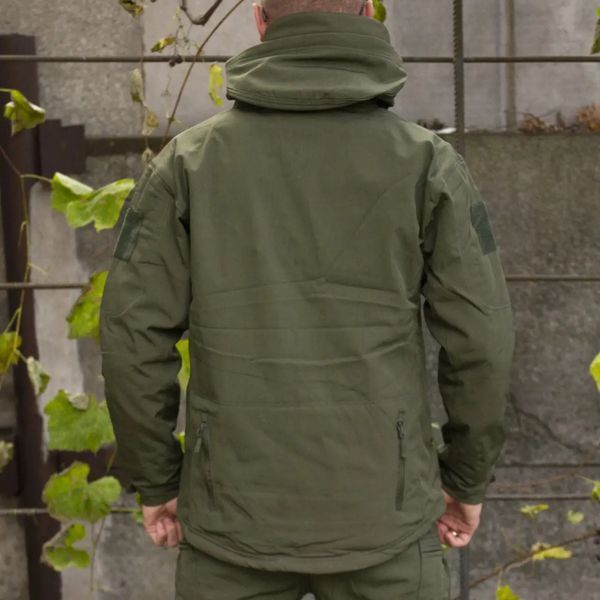 Куртка софтшел Олива Soft Shell на флисе розмір S 4233 фото