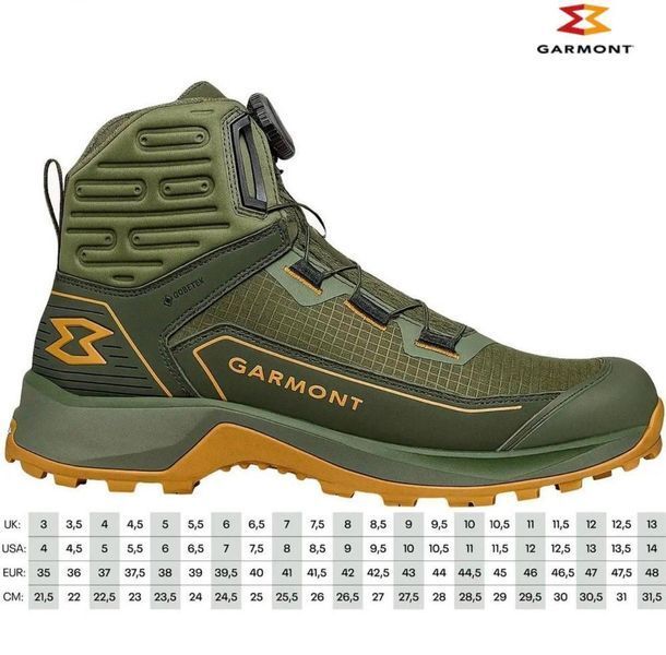 Черевики Garmont Trace Mid Boa GTX, Olive розмір 42.5 04407-42.5 фото