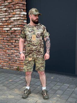 Військова Літній Комплект Шорти + Футболка YINREN 🇺🇸 розмір S 03615-S фото