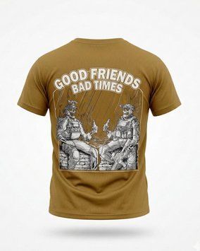 Тактична футболка SELION friends coyot TR6774 розмір M 95288 фото