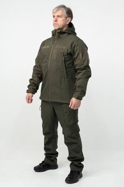 Военная куртка на флисе Soft Shell Military масло размер S 02605-S фото
