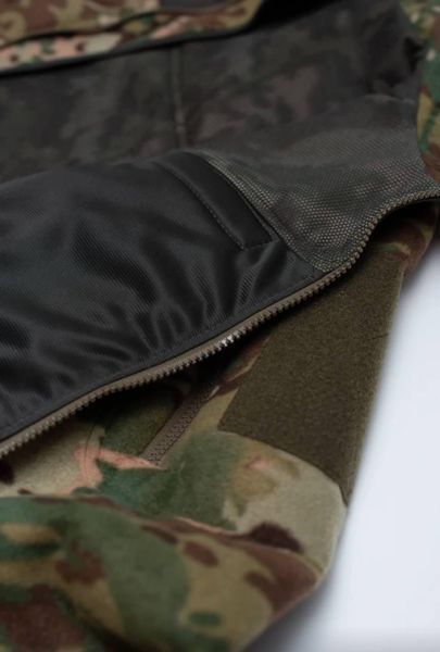Флісова кофта Мультикам з Оливковими вставками 3D сітка MTP Military розмір S 02443-S фото