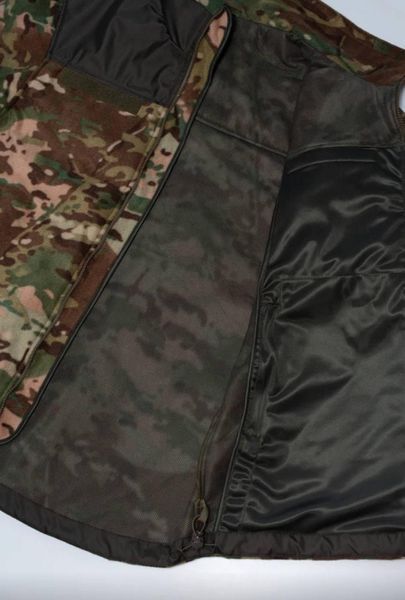 Флісова кофта Мультикам з Оливковими вставками 3D сітка MTP Military розмір S 02443-S фото