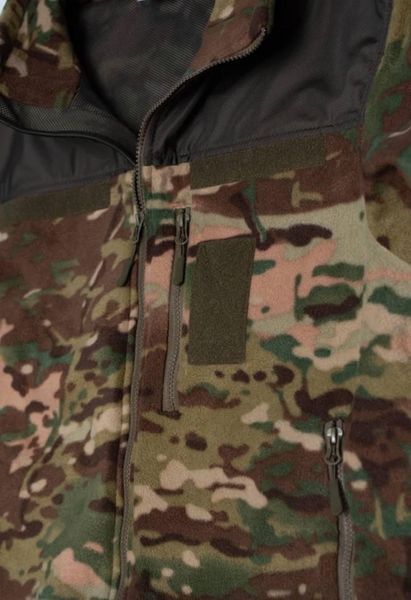Флісова кофта Мультикам з Оливковими вставками 3D сітка MTP Military розмір S 02443-S фото