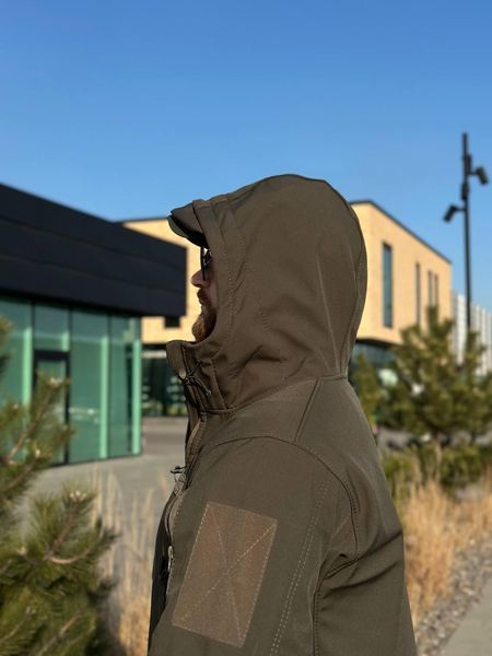 Военная куртка на флисе Soft Shell Military масло размер S 02605-S фото