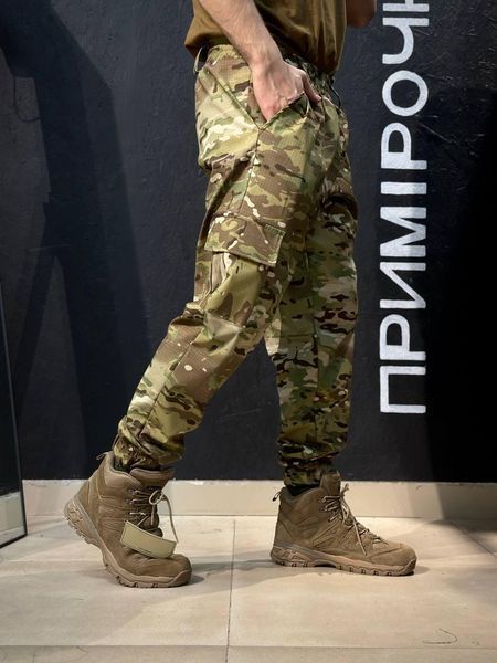 Брюки Джоггеры РипСтоп На Резинке Мультикам Tactical MTP размер 46 01021-46 фото