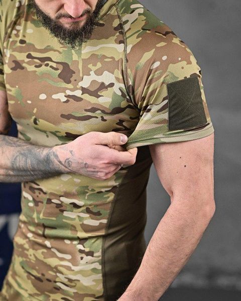Тактична потоотводна футболка AXEL мультікам ВТ6731 розмір S 85688 фото