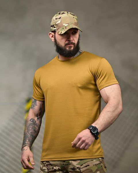 Тактична футболка SELION Veteran coyot ТР6929 розмір M 95606 фото