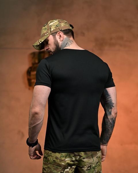 Тактическая футболка SELION Tactical black РН2536 размер M 96241 фото