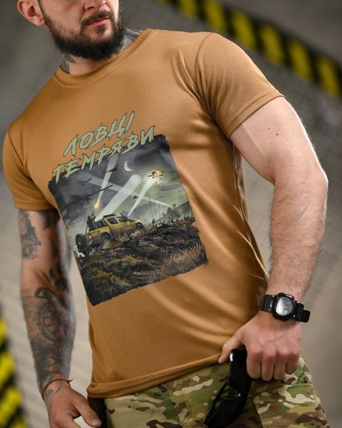 Тактична футболка BORN OF WAR Ловці темряви coyot ВТ4727 розмір S 96192 фото