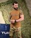 Летний костюм мультикам Army, тактический летний костюм, шорты футболка койот мультикам, футболка шорты ЗСУ, костюм ЗСУ шорты 93093 фото 2