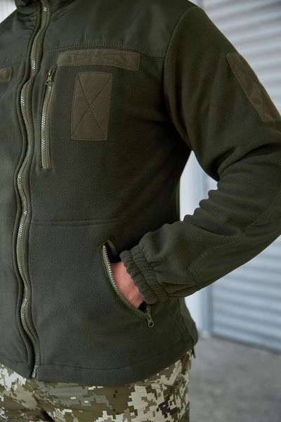 Кофта флісова Polartec олива Military розмір S 601090 фото