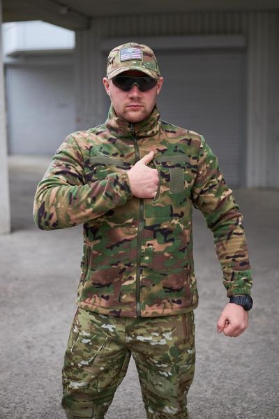 Статутна флісова кофта мультикам розмір 46 0322 фото