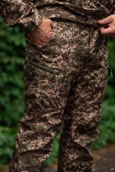 Утеплені Військові штани Soft Shell Military хижак розмір S 02613-S фото