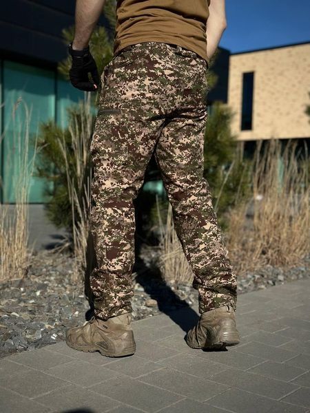 Утеплені Військові штани Soft Shell Military хижак розмір S 02613-S фото