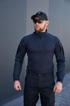 Бойова сорочка Military темно-синій розмір 46 ML-22 фото