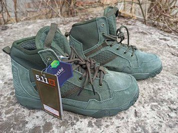 Ботинки тактичні (К) "5.11 Tactical A/T 8' Boot" Олива розмір 41 03025 фото