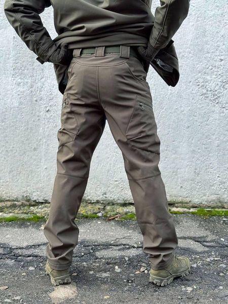 Брюки Soft Shell Олива Viking 2.0 Селеный материал и нить размер 46 04322-46 фото
