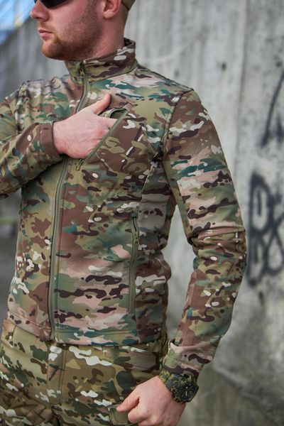 Кофта Soft Shell військова, Warchief multicam розмір М С-01 фото