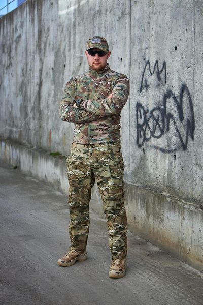 Кофта Soft Shell військова, Warchief multicam розмір М С-01 фото