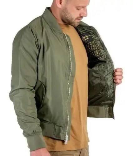 Куртка тактична Mil-Tec бомбер MA-1 Flyers Jacket Олива розмір S 04890-S фото