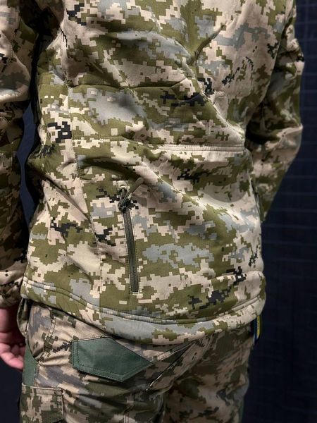 Куртка Tactical Софтшелл Пиксель Утепленная на флисе mm14 размер M 02387-M фото