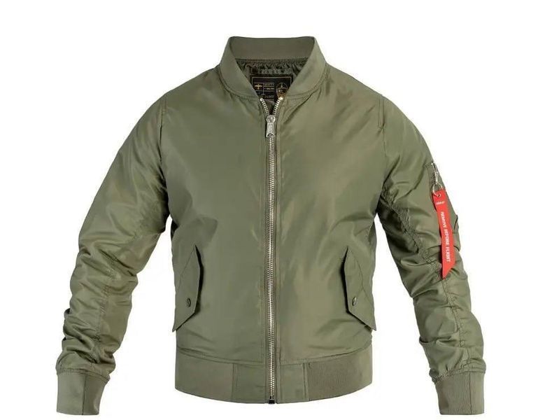 Куртка тактична Mil-Tec бомбер MA-1 Flyers Jacket Олива розмір S 04890-S фото