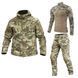 Комплект форми Soft Shell Caiman мультикам куртка + штани G2 та убакс G4 розмір S 3988 фото 1