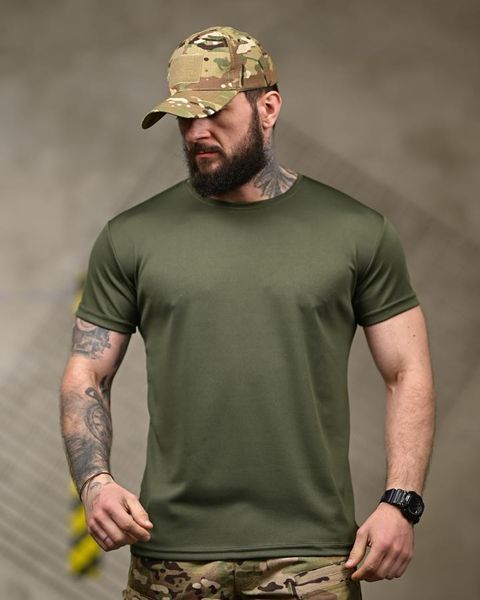 Тактична футболка SELION Veteran oliva ТР6928 розмір M 95605 фото
