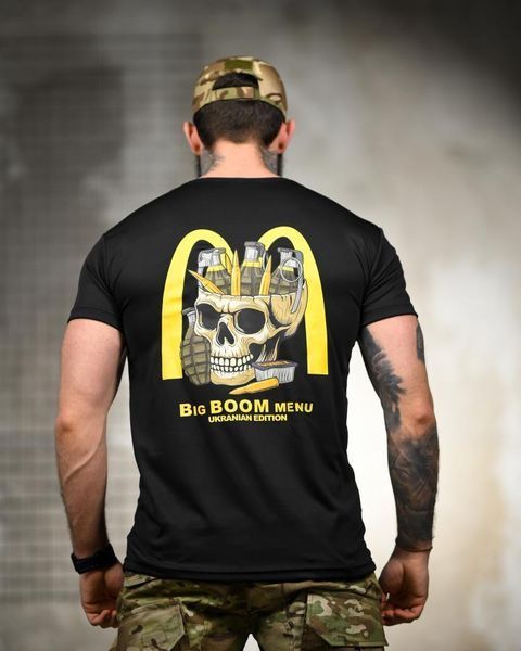 Тактическая футболка SELION Boom menu black ТР6779 размер M 95293 фото