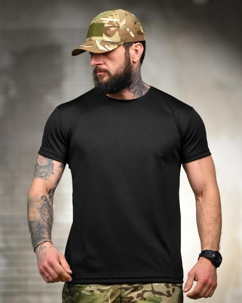 Тактическая футболка SELION Tactical black ТР6773 размер M 95287 фото