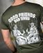 Тактична футболка SELION friends olive TR6769 розмір M 95283 фото 5