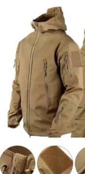 Куртка софтшел Gwild койот Soft Shell на флісі размер S 02360-S фото
