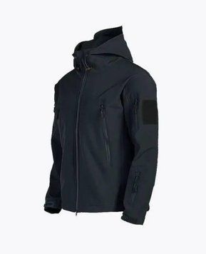 Куртка софтшел Gman Чорна Soft Shell Black размер S 02567-S фото