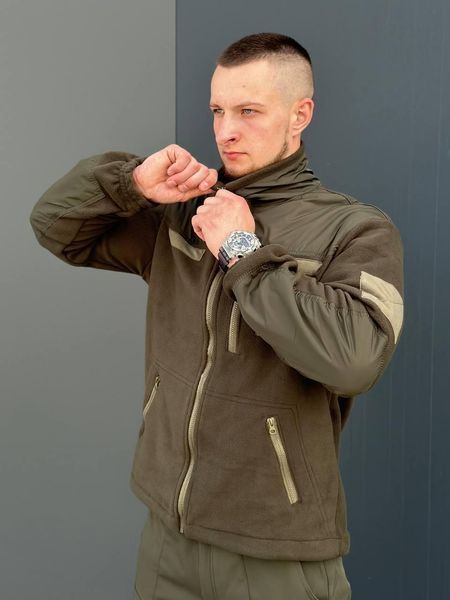 Флісова кофта олива Мілітарі розмір 42 00544-42 фото
