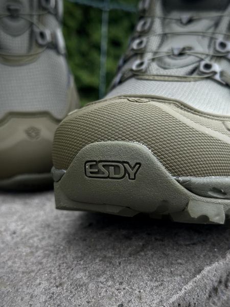 Ботінки Esdy олива центральна автошнурівка розмір 40 00386-39 фото