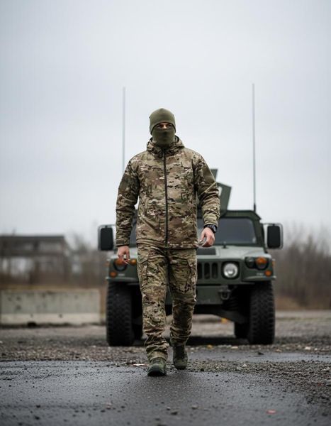 Зимовий костюм мультикам,зимовий костюм зсу,форма військова зимова,костюм мультикам на зиму,зимова форма для військових розмір M 93973 фото