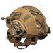 Шлем тактический койот Fast TEAM WENDY Helmet NIJ IIIA + Наушники Earmor M31 MOD3 с чебурашкой + фонарик + кавер Fast09 фото 6