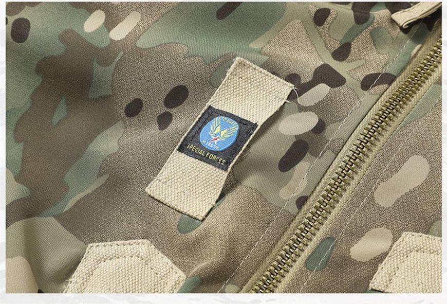 Комплект 4в 1 Бомбер Air Forces MTP + штани IDOGEAR MTP + убакс IDOGEAR MTP + взуття Esdy MTP розмір S 02781-S фото