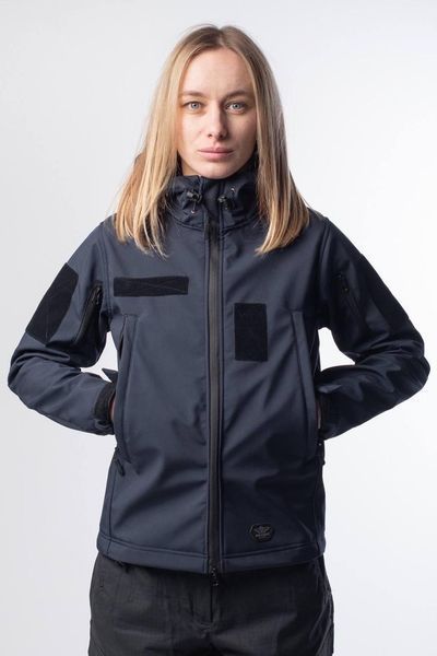 Куртка жіноча Синя Soft Shell Military Lady ДСНС розмір XS 04396-XS фото