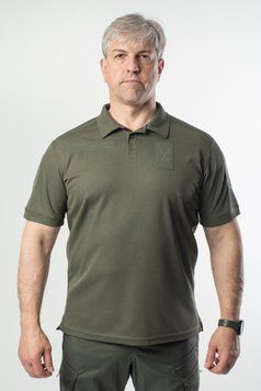 Футболка поло CoolPas Pique Military, олива розмір S 985551 фото