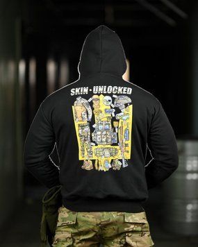 Мілітарі худі CROP Skin unlocked ВТ5290 розмір M 95154 фото