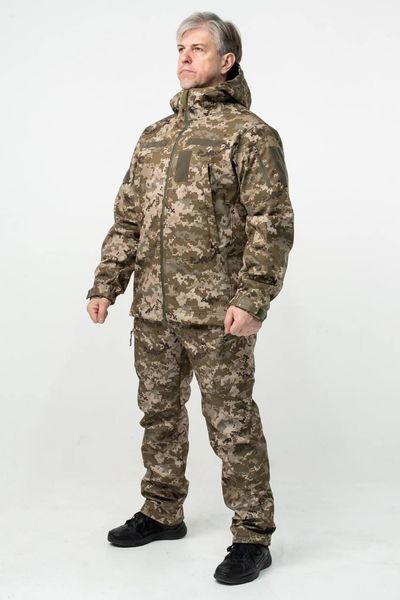 Военная куртка на флисе Soft Shell Military пиксель размер S 02606-S фото