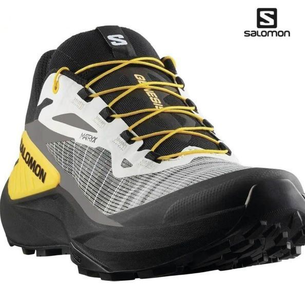 Кроссовки Salomon GENESIS Black/White/Lemon размер UK6,5 03942-UK6.5 фото